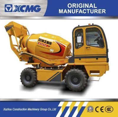 XCMG Automatic Mixing Machinery Slm4 Small Portable Diesel Concrete Mixer Lift Machine with Pump for Sale