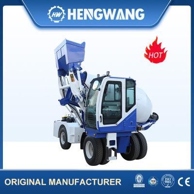 Truck-Mounted Concrete Mixer with 4*4 Wheel Drive