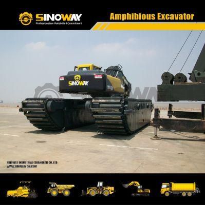 Good Price with Floating Undercarriage Pontoon Sinoway Amphibious Dredgers
