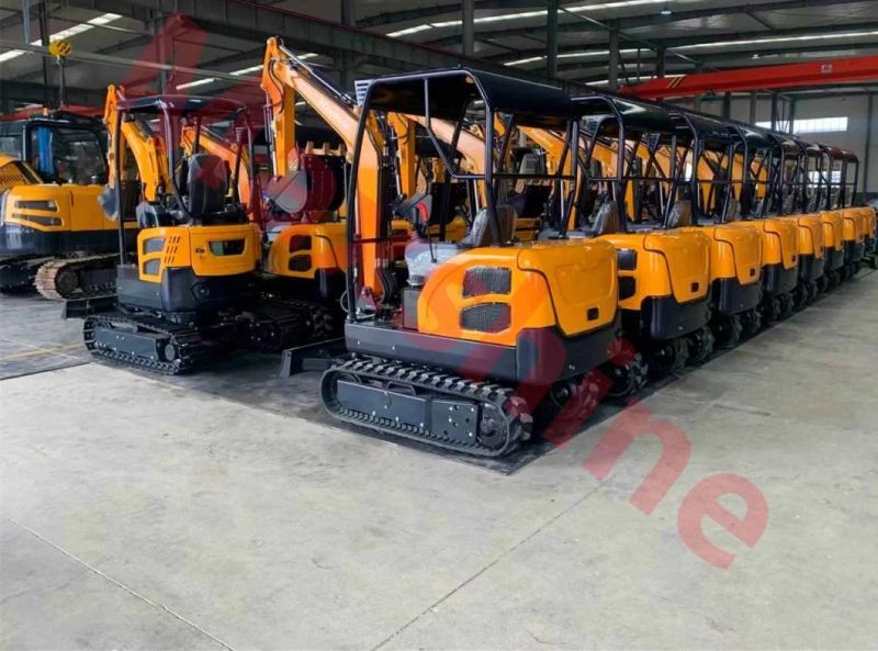 Factory Wholesale Hot Sale 1 Ton Small Digger Excavator Mini for Sale 1000kg Garden Household Mini Excavator Can Be with CE EPA