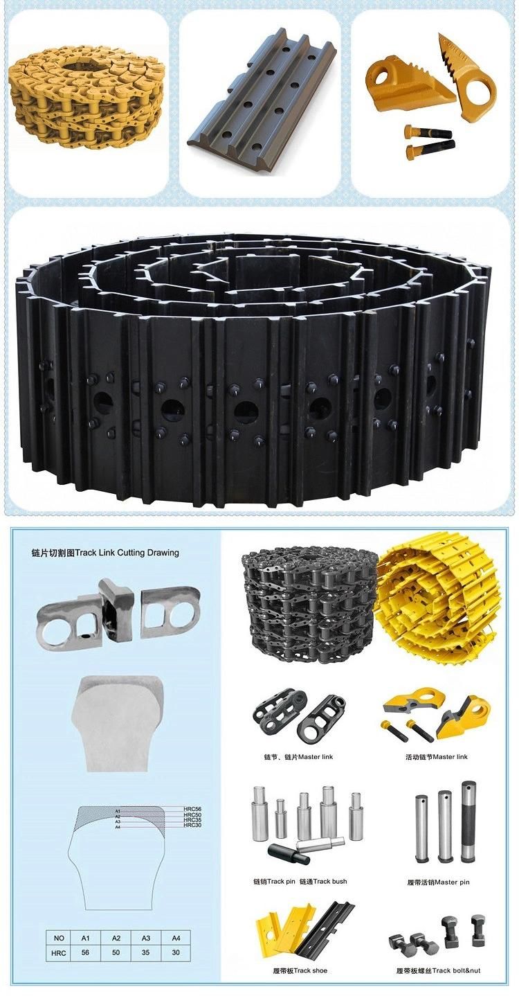 Excavator Parts K909LC Mark II Solar 255LC-V Steel Track Chain/Track Link Assembly