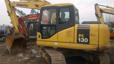 Low Hour Used Komatsu PC130-7 13t Crawler Type Hydraulic Excavator