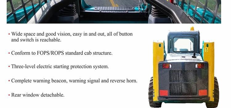 Sunward Swl2820 Chinese Hydraulic Skid Steer Loader with Best Prices