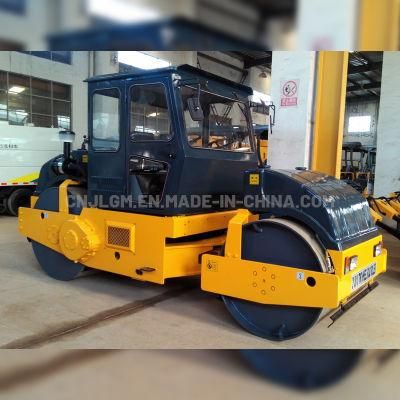 12300kg Double Drum Vibration Road Roller with Double Bass Pedal Blind