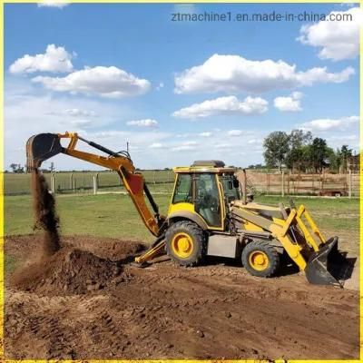 4WD Cheap Ztw30-25 Mini Backhoe Loader with Cummins Engine