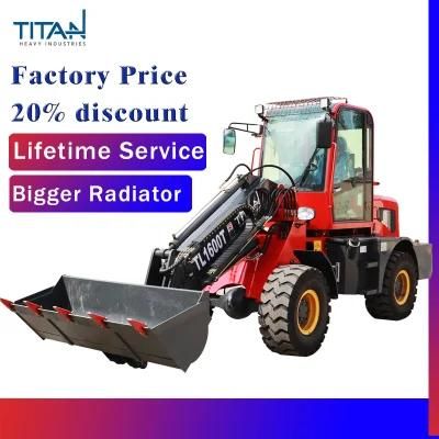 Telescoping Mini Front Loader with four-cycle diesel engine for sale