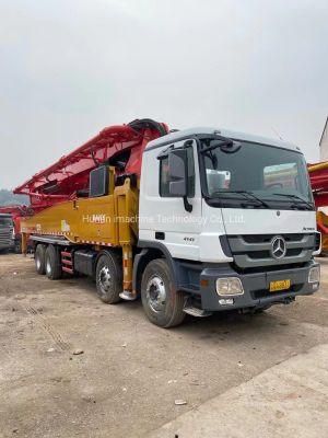 Used Chinese Brand 52m Concrete Pump Sy52m Pump Truck Concrete Equipment