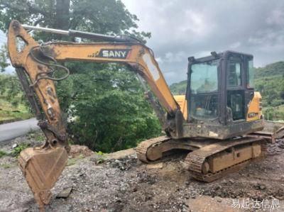 Used Mini Medium Backhoe Excavator Sany Sy55c Construction Machine Second-Hand