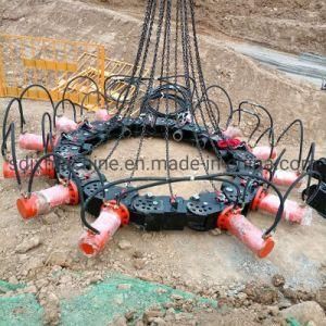 Excavator Concrete Cutter /Vibro Pile Breaker/ Hydraulic Pile Crusher