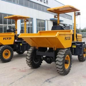 Fcy20 Hydraulic Earth Moving Mini Site Dumper with CE Certificate