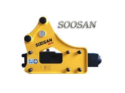 Hot Selling Side Silence Top Type Soosan Hydraulic Hammer Sb50 Breaker for Excavator