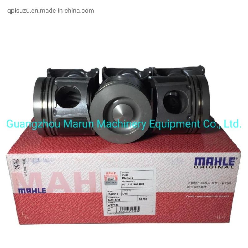 Genuine Mahle Manufacturer 20460009 Voe20460009 0450-1365 D6d Piston for Volvo Ec210b