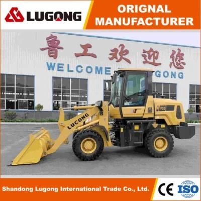 Lugong Hydraulic Torque Converter Radlader with 4 in 1 Bucket