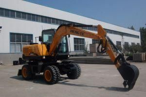 Hydraulic Wheel Excavator Ht75W for Sale