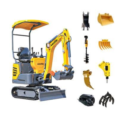 China Factory Direct EPA Euro 5 Crawler Excavators 1000 Kg 2 Ton 3 Ton Small Micro Digger 1ton Hydraulic Mini Excavator Price Free Shipping