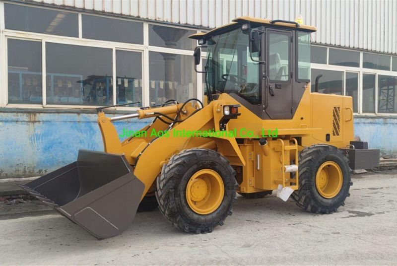 2022 2ton Mini Front End Loading Machine Wheel Loader for Construction