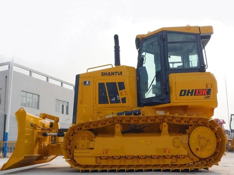 Shantui Brand Earthmoving Bull Dozer 154HP Dh13K Full Hydraulic Crawler Bulldozer