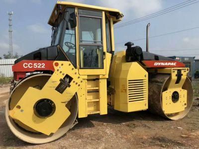 Good Price Second Hand Original Dynapac Road Roller Cc522 with Double Drum