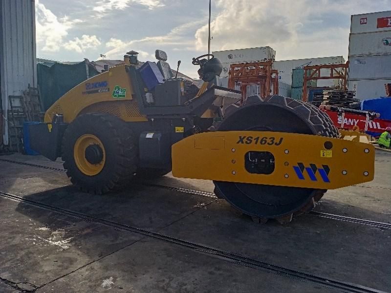 China 16ton Xs162j Xs163j Single Drum Road Roller