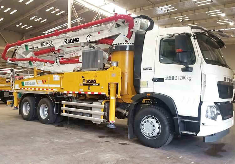 XCMG Official Hb39V 39m Hydraulic Truck-Mounted Concrete Pump Truck Machine Price