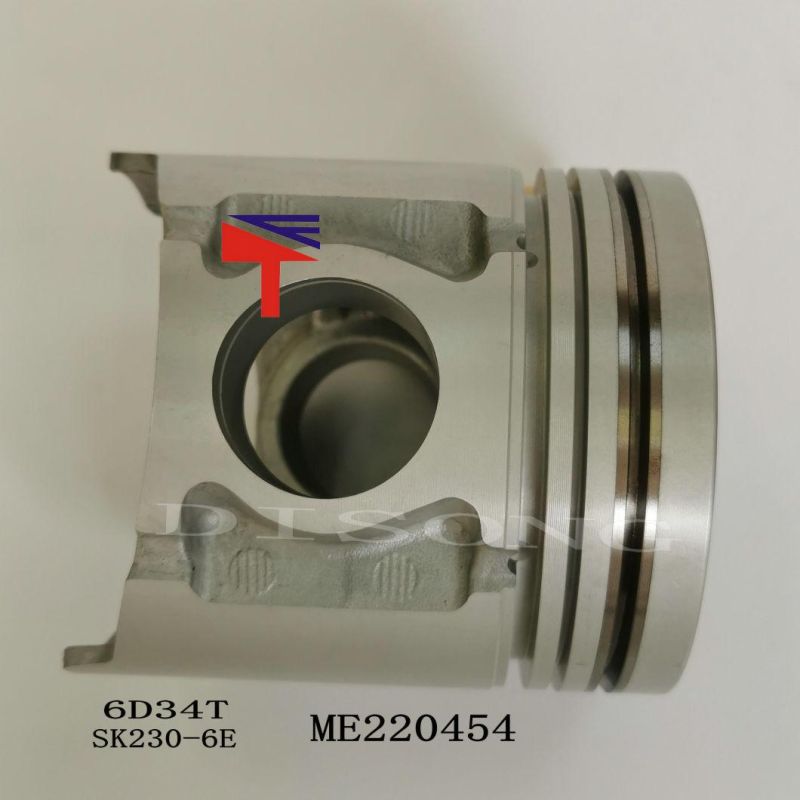 High-Performance Diesel Engine Engineering Machinery Parts Piston Me220454 for Engine Parts 6D34 Sk230-6e Generator Set