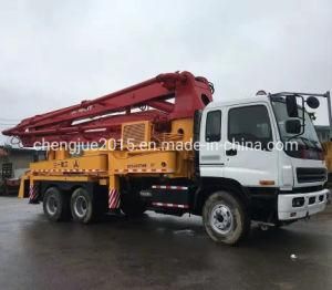 Used Sany Sy5383thb-37 Concrete Pump Truck 37m with Isuzu Chassis for Sale