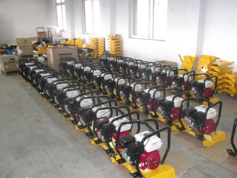 Gmc-100 Vibrating Concrete Plate Compactor Machine with Honda Robin Gasoline Engine for Sale