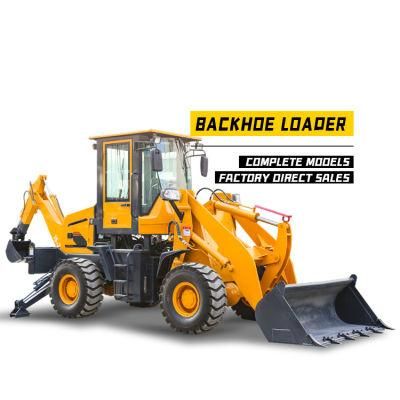 China 2ton 2.5ton 3ton 4WD Farm Compact Tractor Backhoe Loader Backhoe Price with CE