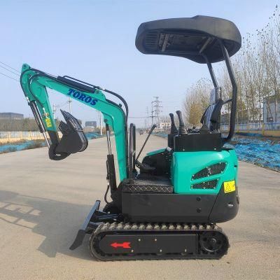 Chinese Famous Brand Mini Excavator Te17 1 Ton 2 Ton Cheap Price
