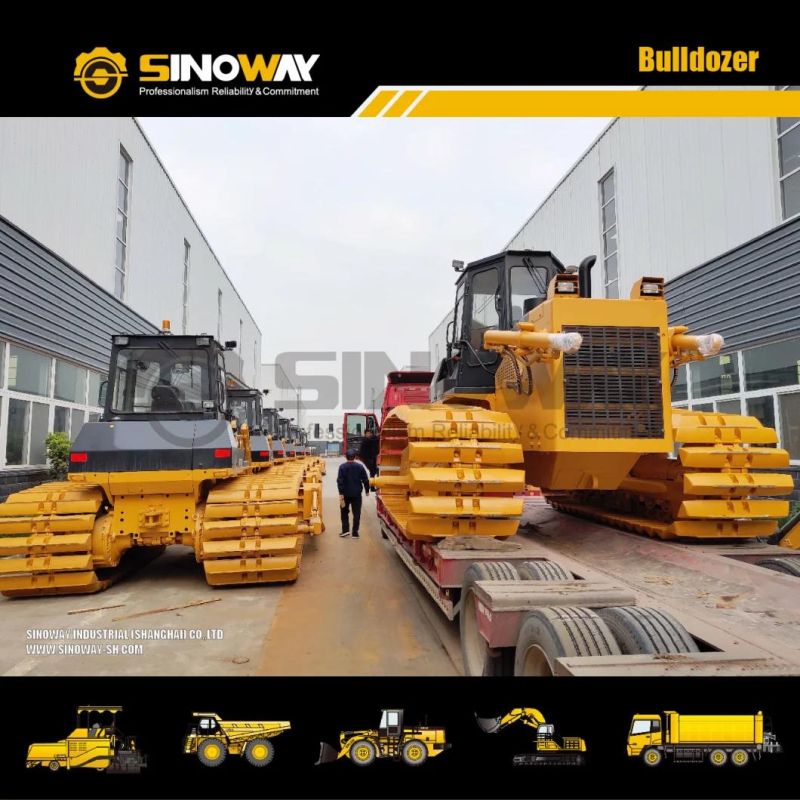 Low Fuel Consumption 18ton Crawler Bulldozer with Rops/Fops for Sale
