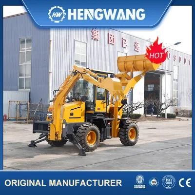 Popular High Quality Backhoe Loader with 36kn Loader Breakout Force