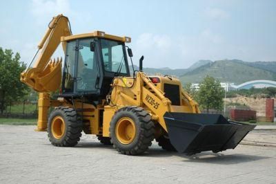 2.5 Ton/1m3/74kw Backhoe Wheel Loader, Backhoe Loader (WZ30-25) Cummins