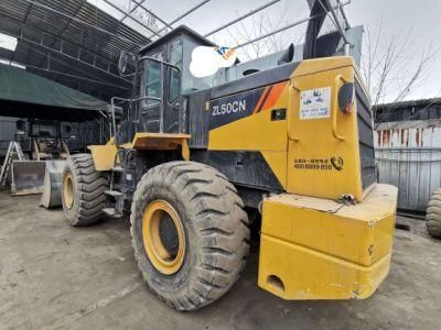 Second Hand Construction Machinery Front Wheel Loader Wheel Loader Used Liu Gong Zl50cn for Sale
