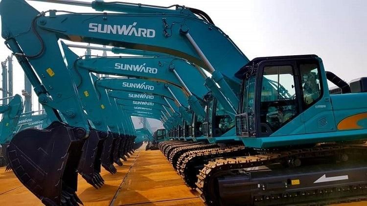China Sunward Swe215e 20t 21 Ton Small Hydraulic Crawler Excavators