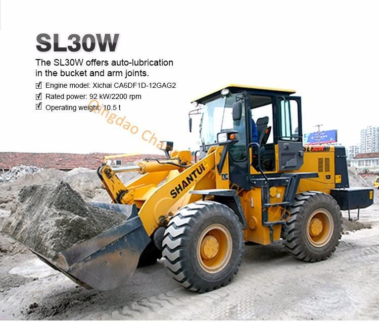 Shantui SL30W 3ton Load Mini Wheel Loader for Sale