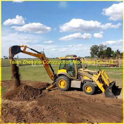 2.5 Ton Mini Loader Backhoe The Cheapest Backhoe Loader and Tyres China
