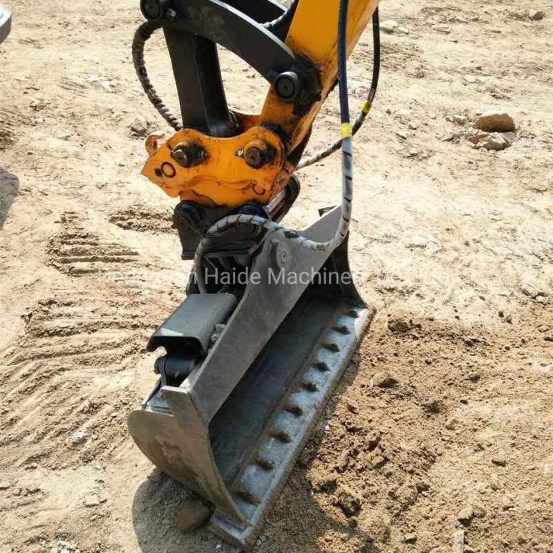 2.5ton -3.5ton Mini Excavator Tilt Cleaning Bucket with Hydraulic Rams