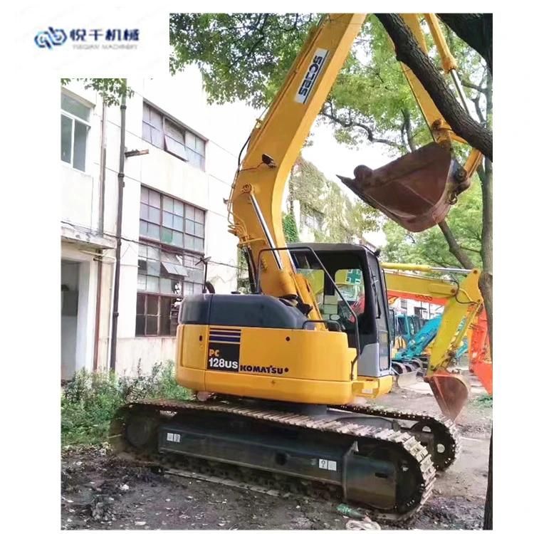 Used Komatsuu PC128us-2e1 Hydraulic Shovel Excavator High Efficiency/Crawler Excavators