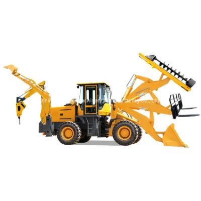 4 Wheel Drive New Mini Backhoe Loader with Cheap Price