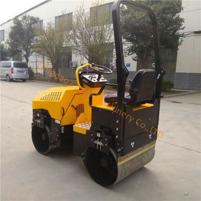 Hydraulic 2 Ton Double Steel Wheel Drum Vibratory Road Roller Compactor for Sale