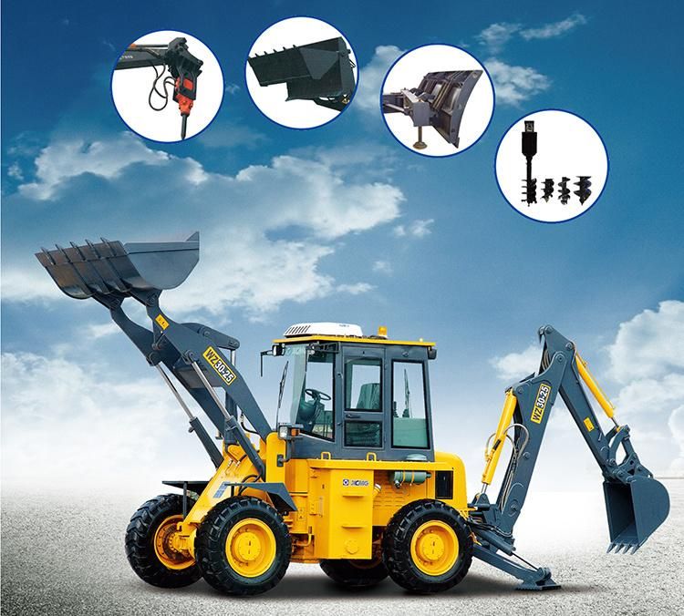 XCMG Xc870K 4X4 Small Bachoe Loader with Multifunction Tool
