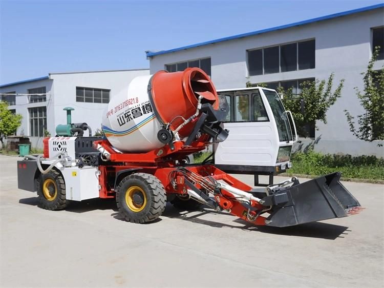 Luzun 4.0m3 Self Propelled Concrete Mixer Truck Ycd4j22g