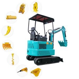 Farm 1ton Excavator Machinery Mini Digger Crawler Small Hydraulic Excavator for Sale Made in China