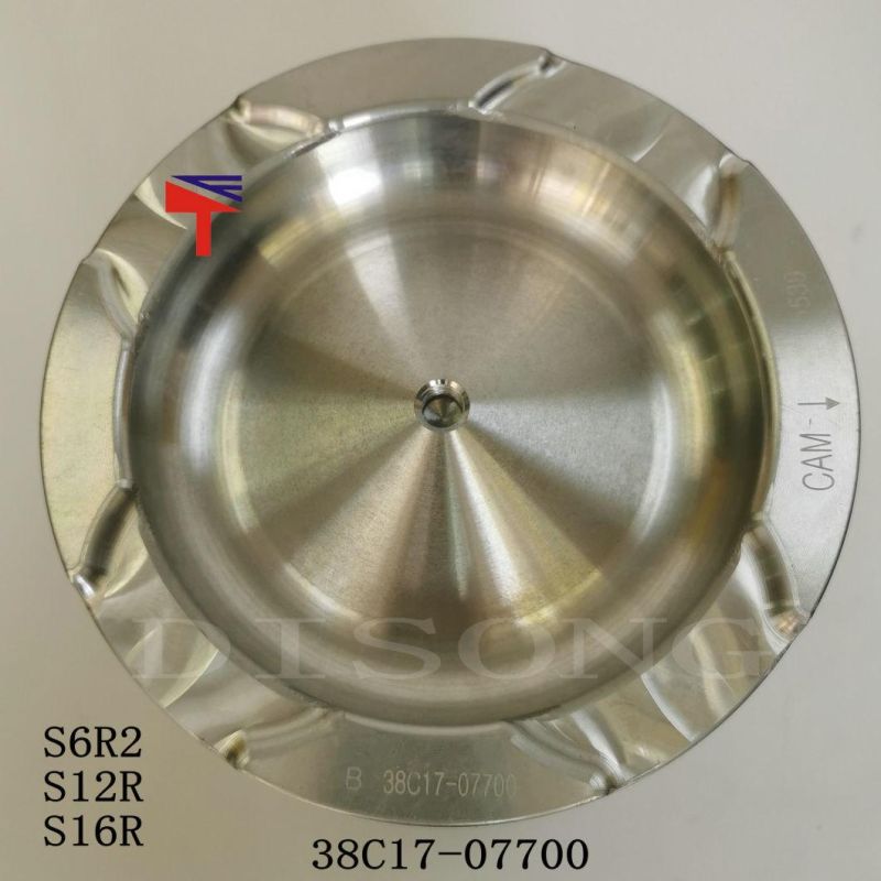 High-Performance Diesel Engine Engineering Machinery Parts Piston 38c17-07700 for Diesel Engine Parts S6r2 S12r S16r Generator Set