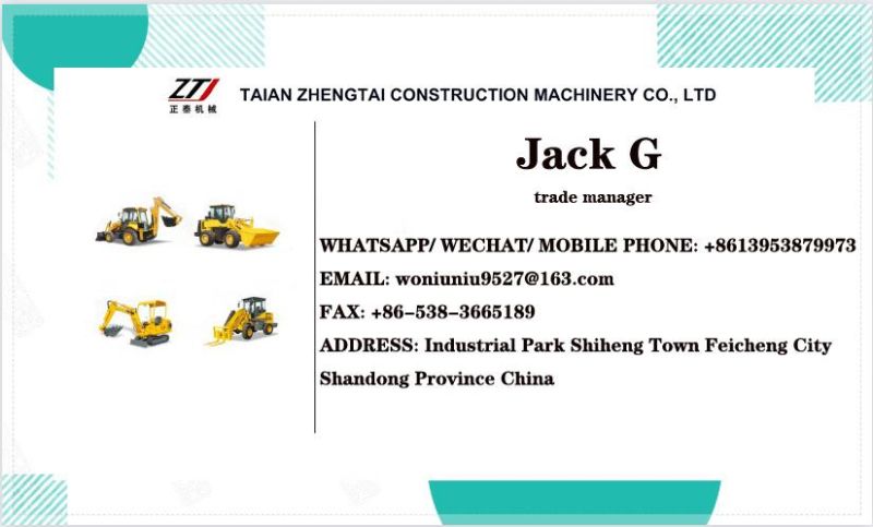 Backhoe Loader 4WD Building Machinery