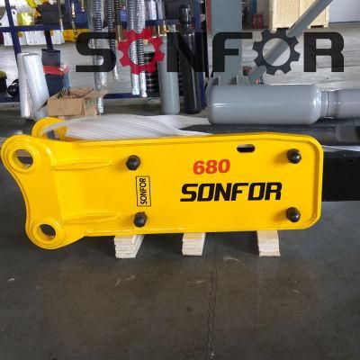 Hydraulic Backhoe Loader Hydraulic Hammer Breaker Concrete