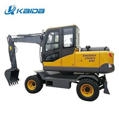 Full Hydraulic Steering Wheel Excavator for Sale in Malaysia Excavator Breaker