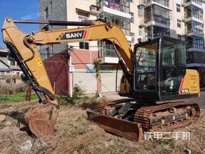 Used Mini Medium Backhoe Excavator Sany Sy75c Construction Machine Second-Hand