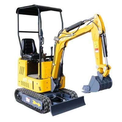 Factory Hot Sale 1000kg Mini Digger Machine Hydraulic Crawler Track Excavator for Sale with CE ISO