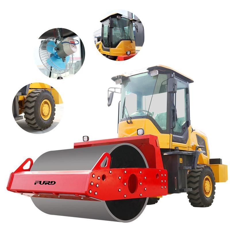 Heavy Duty 6 Ton Road Roller Construction Machine Road Roller with Cabin